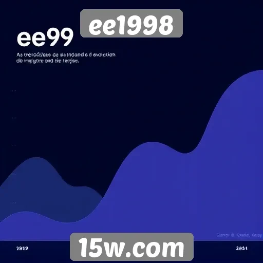 Evolução do design do site ee1998
