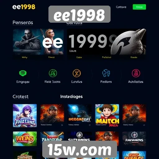 Recursos e funcionalidades do site ee1998
